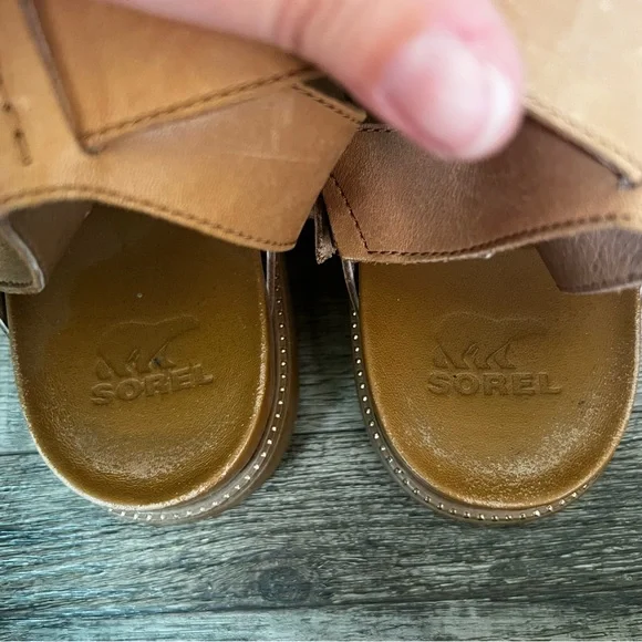 Sorel Ankle Strap Sandals - Camel - Picture 7 of 9